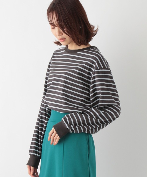 セール】ヘビロッTEE袖ふわ長袖/163481（Tシャツ/カットソー