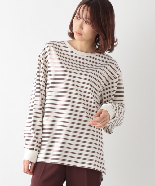 セール】ヘビロッTEE袖ふわ長袖/163481（Tシャツ/カットソー