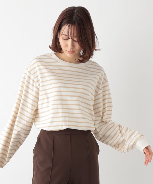 セール】ヘビロッTEE袖ふわ長袖/163481（Tシャツ/カットソー