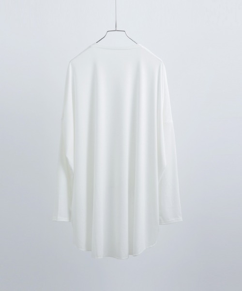 Fashion Letter(ファッションレター)の「ベア天竺 テールカット 変形ロングtシャツ(Tシャツ/カットソー・レディース・オフホワイト/ブラウン/ブラック・M)」の19枚目の写真