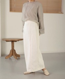 Bab | 2WAYツイードスリットIラインスカート(スカート)