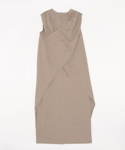 OUTERSUNSET（アウターサンセット）の「cross design no sleeve dress（ワンピース・レディース・ブラック/グレイッシュベージュ・FREE）」の20枚目の写真