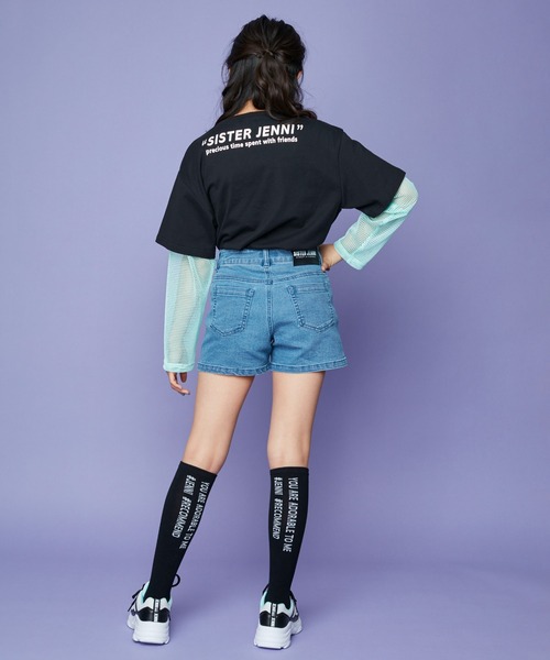 SISTER JENNI（SISTER JENNI）の「メッシュレイヤード袖BIGロンT