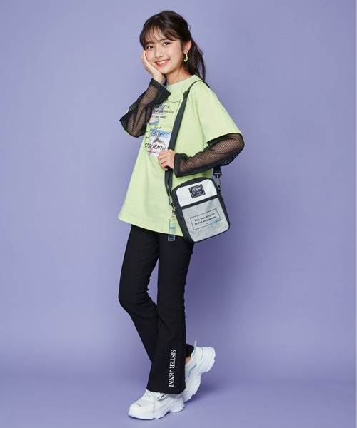 SISTER JENNI（SISTER JENNI）の「メッシュレイヤード袖BIGロンT（T