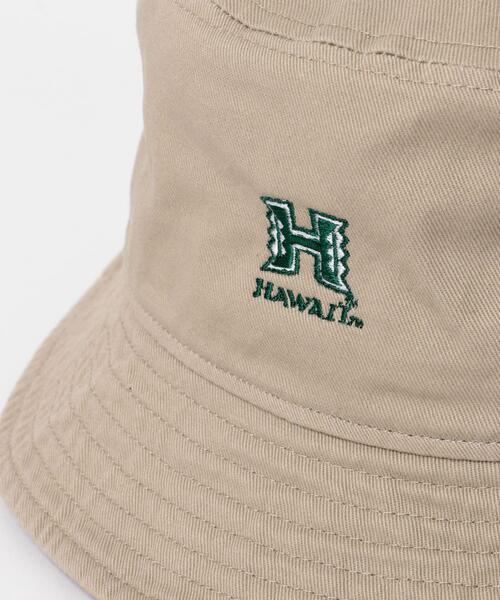 ITEMS URBANRESEARCH（アイテムズ アーバンリサーチ）の「カレッジロゴ刺繍 ハット（ハット・メンズ・ブラック/ベージュ/ネイビー・FREE）」の5枚目の写真