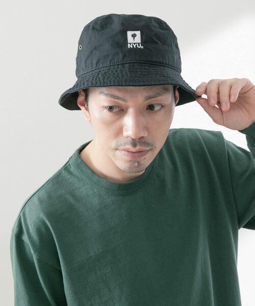 ITEMS URBANRESEARCH（アイテムズ アーバンリサーチ）の「カレッジロゴ刺繍 ハット（ハット・メンズ・ブラック/ベージュ/ネイビー・FREE）」の8枚目の写真