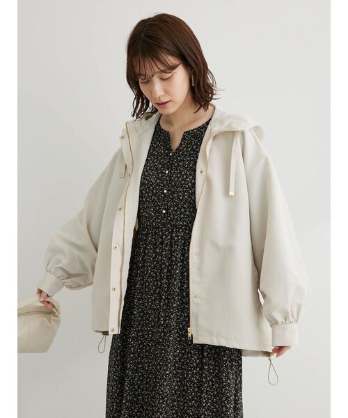 ELENCARE DUE（エレンカーレデュエ）の「・ELENCARE　DUE　ワイドマウンテンパーカー（その他アウター・レディース・カーキ/アイボリー/ブラック/ベージュ/モカ・FREE）」の14枚目の写真