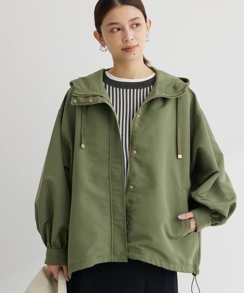 ELENCARE DUE（エレンカーレデュエ）の「・ELENCARE　DUE　ワイドマウンテンパーカー（その他アウター・レディース・カーキ/アイボリー/ブラック/ベージュ/モカ・FREE）」の5枚目の写真