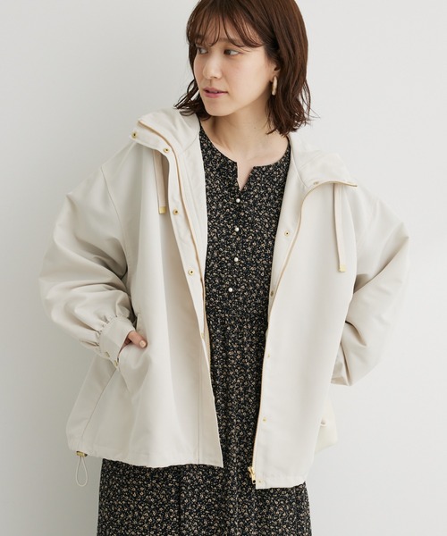 ELENCARE DUE（エレンカーレデュエ）の「・ELENCARE　DUE　ワイドマウンテンパーカー（その他アウター・レディース・カーキ/アイボリー/ブラック/ベージュ/モカ・FREE）」の2枚目の写真