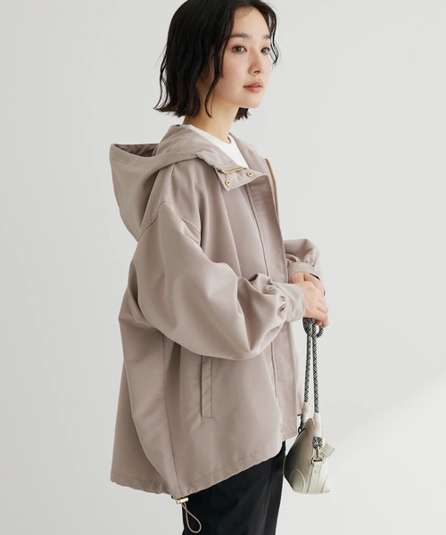 ELENCARE DUE（エレンカーレデュエ）の「・ELENCARE　DUE　ワイドマウンテンパーカー（その他アウター・レディース・カーキ/アイボリー/ブラック/ベージュ/モカ・FREE）」の3枚目の写真