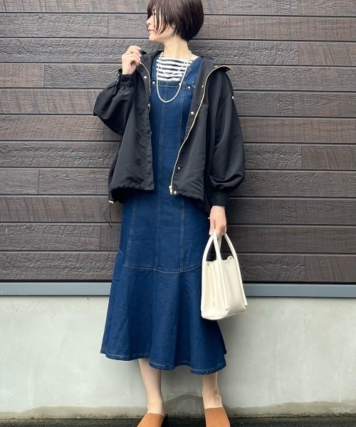 ELENCARE DUE（エレンカーレデュエ）の「・ELENCARE　DUE　ワイドマウンテンパーカー（その他アウター・レディース・カーキ/アイボリー/ブラック/ベージュ/モカ・FREE）」の6枚目の写真