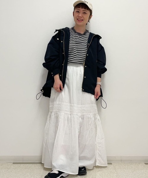 ELENCARE DUE（エレンカーレデュエ）の「・ELENCARE　DUE　ワイドマウンテンパーカー（その他アウター・レディース・カーキ/アイボリー/ブラック/ベージュ/モカ・FREE）」の7枚目の写真