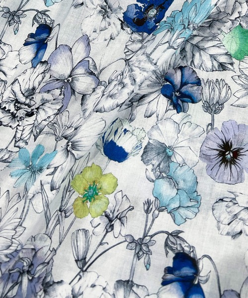 NIMES（ニーム）の「LIBERTYギャザーフレアスカート（スカート・レディース・オフホワイト/ブルー/ネイビー・FREE）」の13枚目の写真