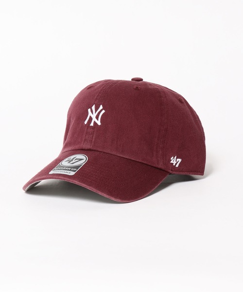 '47（フォーティーセブン）の「47BRAND/47ブランド Yankees Base Runner '47 CLEAN UP キャップ（キャップ・メンズ・ダークグレー/オフホワイト/ベージュ/ネイビー/ブラウン/ブラック/マルーン・FREE）」の7枚目の写真