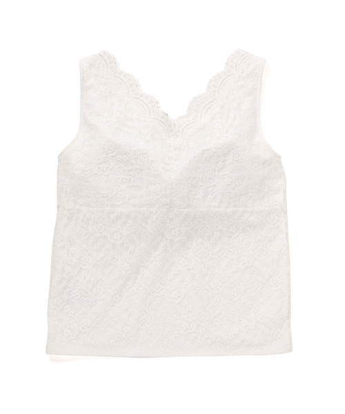 ROPE' PICNIC（ロペピクニック）の「カップ付レースインナー（タンクトップ・レディース・ホワイト/ブラック・38/40）」の12枚目の写真