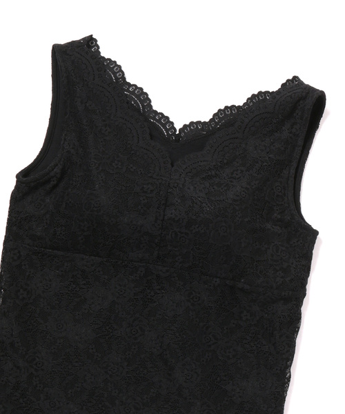 ROPE' PICNIC（ロペピクニック）の「カップ付レースインナー（タンクトップ・レディース・ホワイト/ブラック・38/40）」の13枚目の写真