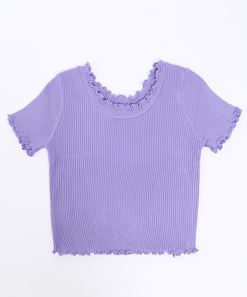 PHILLY（フィリー）の「半袖メロウトップス（Tシャツ/カットソー・レディース・ブラック/ホワイト/パープル・FREE）」の18枚目の写真