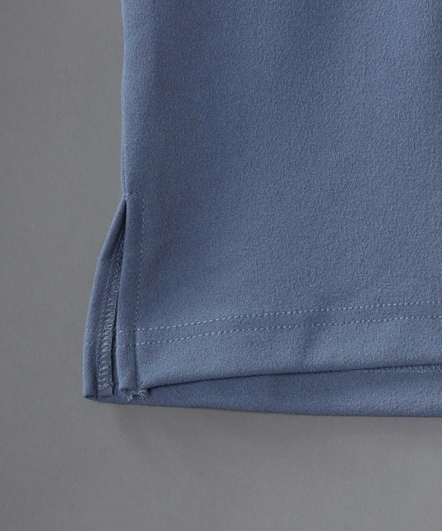 SITRY(シトリー)の「Cut georgette fake layered T-shirt /カット ジョーゼット フェイクレイヤード Tシャツ(Tシャツ/カットソー・メンズ・グレー/サックスブルー/ブラック/ベージュ・M/L)」の6枚目の写真