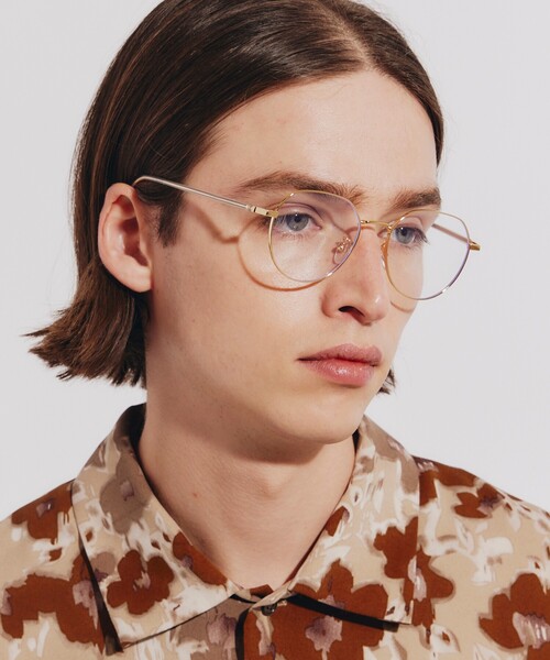 tk.TAKEO KIKUCHI(ティーケータケオキクチ)の「◆メタルフレームメガネ(サングラス・メンズ・ゴールド/ブラック/シルバー・00)」の3枚目の写真