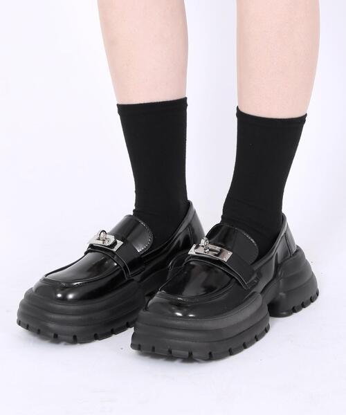 Figments（フィグメンツ）の「ボリュームソールシューズ（ドレスシューズ・レディース・ブラック・SMALL/MEDIUM）」の18枚目の写真