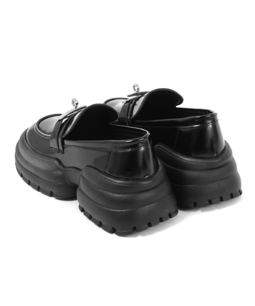 Figments（フィグメンツ）の「ボリュームソールシューズ（ドレスシューズ・レディース・ブラック・SMALL/MEDIUM）」の2枚目の写真