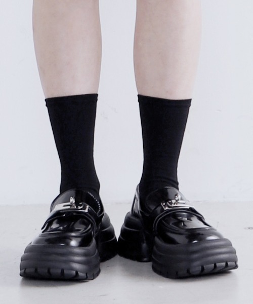 Figments（フィグメンツ）の「ボリュームソールシューズ（ドレスシューズ・レディース・ブラック・SMALL/MEDIUM）」の14枚目の写真