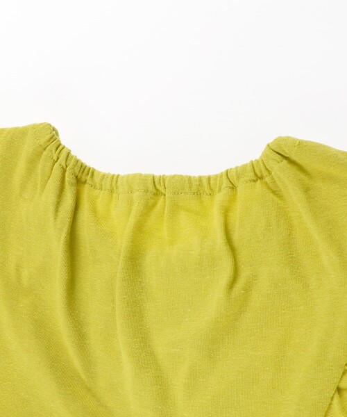 BRANSHES(ブランシェス)の「かぎ針編みモチーフTシャツ(Tシャツ/カットソー・キッズ・マスタード/オフホワイト・90/120/150/130/140/100/110)」の17枚目の写真