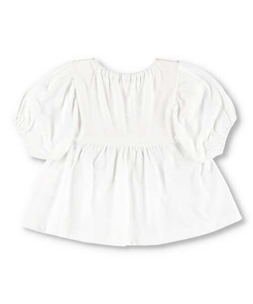 BRANSHES(ブランシェス)の「かぎ針編みモチーフTシャツ(Tシャツ/カットソー・キッズ・マスタード/オフホワイト・90/120/150/130/140/100/110)」の19枚目の写真