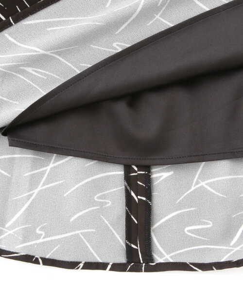 N.（N. Natural Beauty Basic）（エヌエヌナチュラルビューティーベーシック）の「【S Size Line】◆モノトーンプリントスカート（スカート・レディース・ホワイト系その他/ブラック系その他・SMALL/MEDIUM）」の20枚目の写真