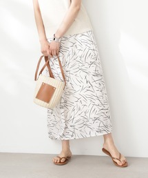 N.（N. Natural Beauty Basic） | 【S Size Line】◆モノトーンプリントスカート(スカート)