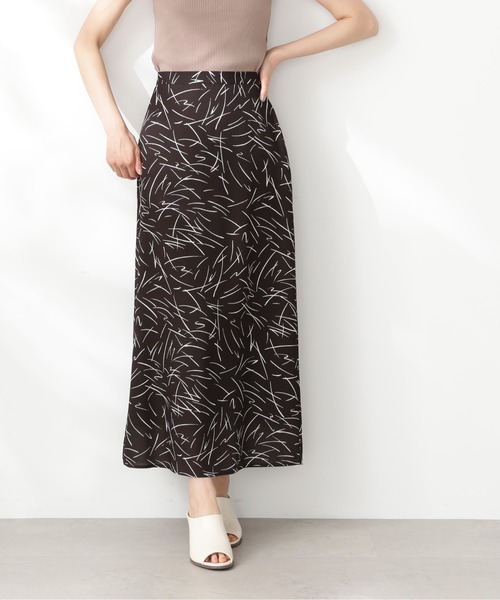 N.（N. Natural Beauty Basic）（エヌエヌナチュラルビューティーベーシック）の「【S Size Line】◆モノトーンプリントスカート（スカート・レディース・ホワイト系その他/ブラック系その他・SMALL/MEDIUM）」の16枚目の写真