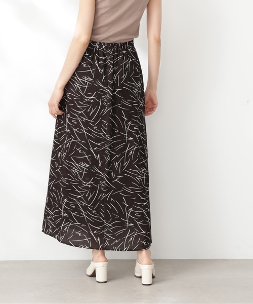 N.（N. Natural Beauty Basic）（エヌエヌナチュラルビューティーベーシック）の「【S Size Line】◆モノトーンプリントスカート（スカート・レディース・ホワイト系その他/ブラック系その他・SMALL/MEDIUM）」の14枚目の写真
