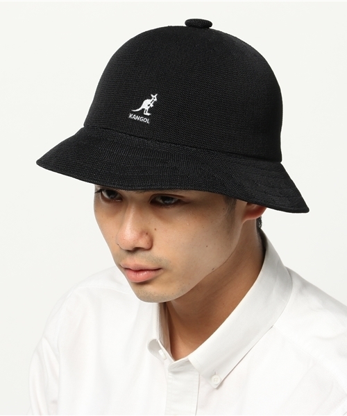 KANGOL(カンゴール)の「WEGO/ KANGOL TROPIC CASUAL(ハット・メンズ・ホワイト/ブラック・FREE)」の3枚目の写真