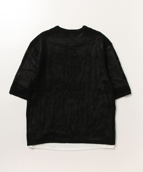JOHN'S CLOSET(ジョンズクローゼット)の「【i】天竺Tシャツ×ビッグメッシュニット アンサンブル(ニット/セーター・メンズ・ブラック/ベージュ/チャコールグレー・X-LARGE/LARGE/MEDIUM)」の11枚目の写真