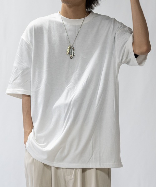 JOHN'S CLOSET(ジョンズクローゼット)の「【i】天竺Tシャツ×ビッグメッシュニット アンサンブル(ニット/セーター・メンズ・ブラック/ベージュ/チャコールグレー・X-LARGE/LARGE/MEDIUM)」の13枚目の写真