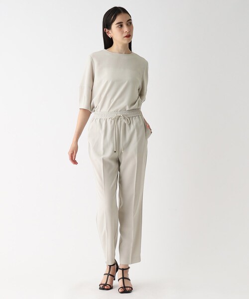 OPAQUE.CLIP（オペークドットクリップ）の「◆セットアップ対応 ランタンスリーブブラウス【洗濯機洗い可/イージーケア/ストレッチ】（シャツ/ブラウス・レディース・ボルドー/ライトグレー/ブラック/ライトブルー・36/42/40/38）」の17枚目の写真