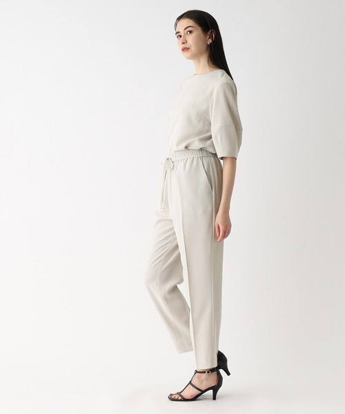 OPAQUE.CLIP（オペークドットクリップ）の「◆セットアップ対応 ランタンスリーブブラウス【洗濯機洗い可/イージーケア/ストレッチ】（シャツ/ブラウス・レディース・ボルドー/ライトグレー/ブラック/ライトブルー・36/42/40/38）」の8枚目の写真