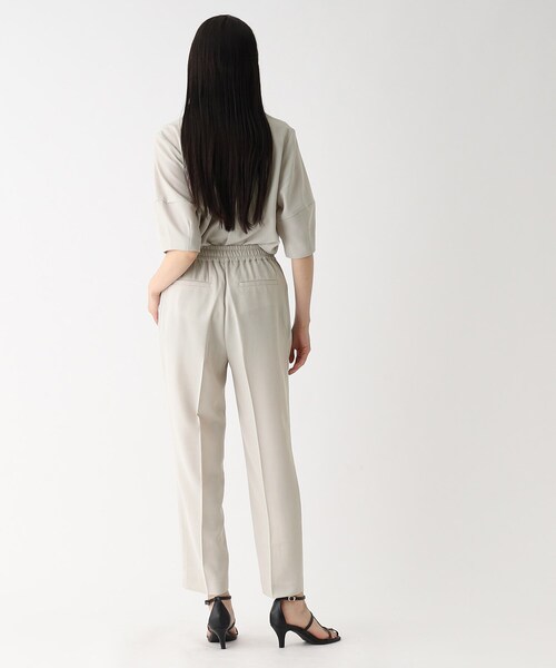 OPAQUE.CLIP（オペークドットクリップ）の「◆セットアップ対応 ランタンスリーブブラウス【洗濯機洗い可/イージーケア/ストレッチ】（シャツ/ブラウス・レディース・ボルドー/ライトグレー/ブラック/ライトブルー・36/42/40/38）」の13枚目の写真