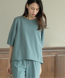 OPAQUE.CLIP | セットアップ対応 ランタンスリーブブラウス【洗濯機洗い可/イージーケア/ストレッチ】(シャツ/ブラウス)