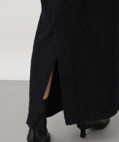 A part by(アパートバイ)の「フェザータイトスカート(スカート・レディース・ネイビー/オフホワイト・SMALL/MEDIUM)」の8枚目の写真