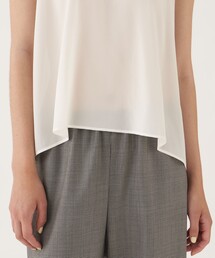 DES PRES（デ・プレ）の「シルクシフォンストレッチ フレンチ