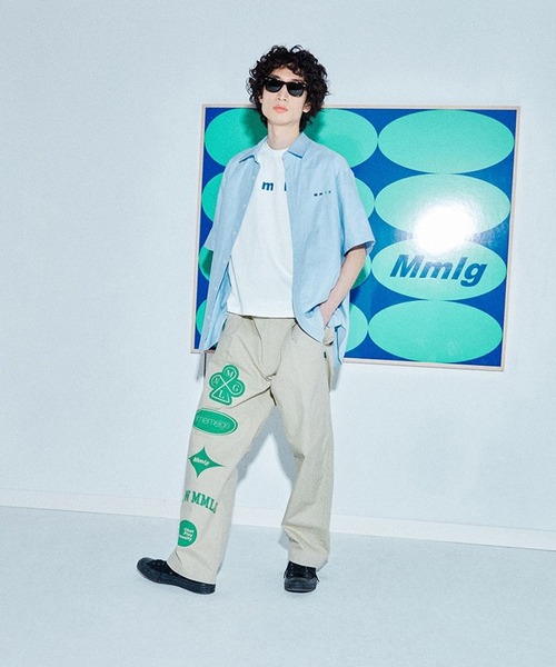 87mm（87mm）の「【UNISEX】Mmlg／BETWEEN T 2977163（Tシャツ/カットソー・レディース・ホワイト/ネイビー/ピンク・SMALL/MEDIUM/LARGE）」の16枚目の写真