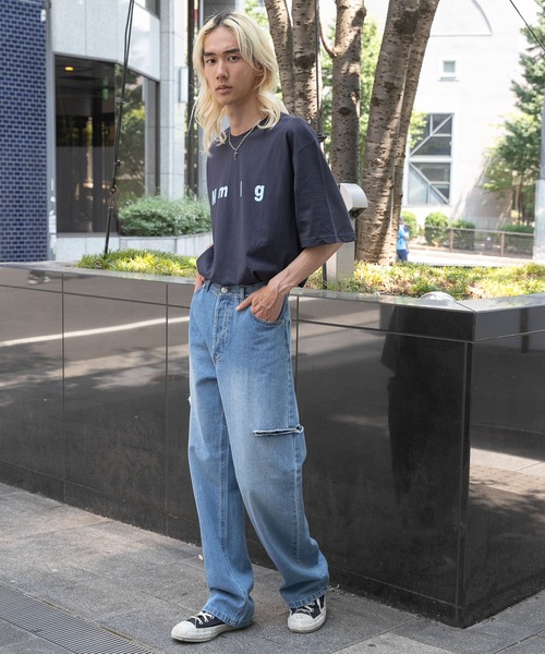 87mm（87mm）の「【UNISEX】Mmlg／BETWEEN T 2977163（Tシャツ/カットソー・レディース・ホワイト/ネイビー/ピンク・SMALL/MEDIUM/LARGE）」の22枚目の写真