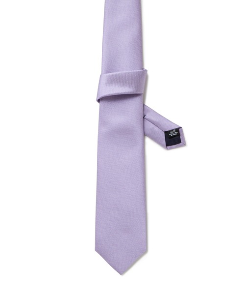 Cricket（クリケット）の「[クリケット] Cricket ６色メランジ 綾織り 無地 ネクタイ ヴォルタ（ネクタイ・メンズ・パープル/イエロー/ネイビー/ボルドー/ピンク/グリーン/ブラウン/グレー/ネイビー系/サックスブルー/ラベンダー・FREE）」の9枚目の写真