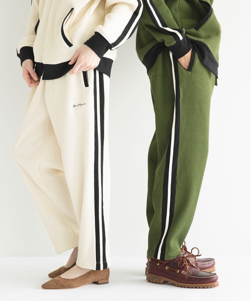 CRAFT STANDARD BOUTIQUE(クラフトスタンダードブティック)の「【リサイクル】トラックパンツ(その他パンツ・メンズ・ブラック/アイボリー/カーキ・L/M/XL)」の3枚目の写真