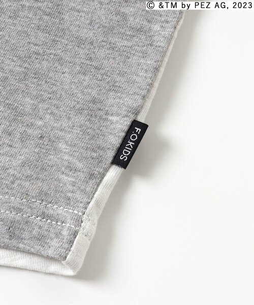 F.O.KIDS（エフオーキッズ）の「PEZコラボ　ラグラン長袖Tシャツ（Tシャツ/カットソー・キッズ・グリーン/ブラック/レインボー/パープル・100/110/120/80/130/140/150/95/90）」の10枚目の写真