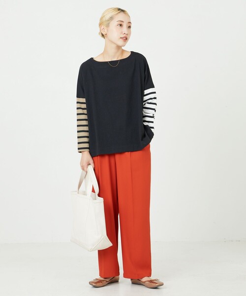 セール】限定展開 バスク ボーダー ロングスリーブ Tシャツ（Tシャツ