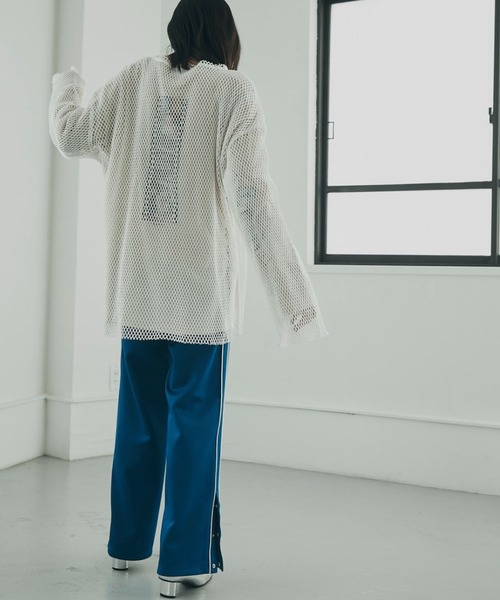 ROSE BUD(ローズバッド)の「サイドライントラックパンツ(その他パンツ・レディース・パープル/ブルー/グレー・ONE SIZE)」の11枚目の写真