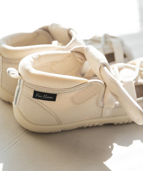 pairmanon（ペアマノン）の「【2023年春夏モデル】水抜きソール水陸両用アウトドアサンダル（サンダル・キッズ・ベージュ・19/20）」の2枚目の写真