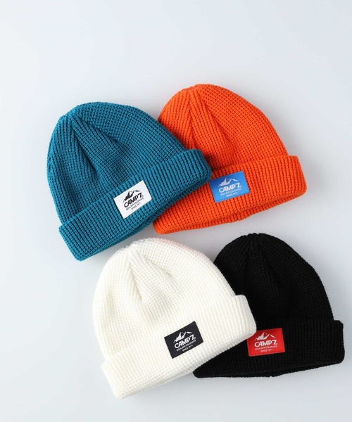 CAMP7（キャンプセブン）の「【CAMP7】ワッフルロゴニットワッチ